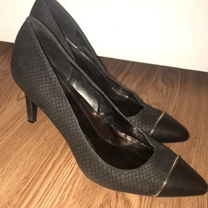 Black Calvin Klein heels